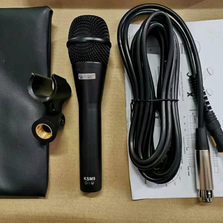 Verse KSM-9 Dynamic Cardioid Microphone Cable Mic – Original