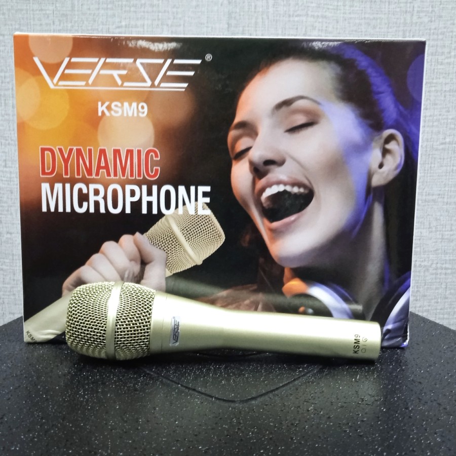 Verse KSM-9 Dynamic Cardioid Microphone Cable Mic – Original